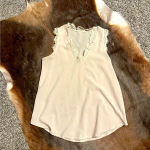 Lace Trim Tank